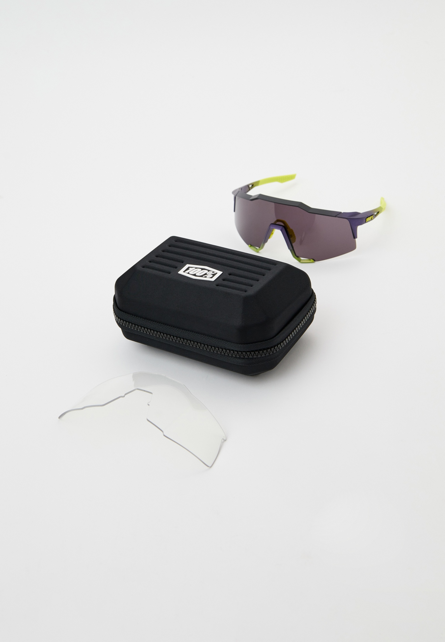 Купить Спортивные очки с диоптриями 100% SPEEDCRAFT - Matte Metallic Digital Brights - Dark Purple Lens - OS, rx-056/60007-00003 7ft.ru в интернет магазине Семь Футов