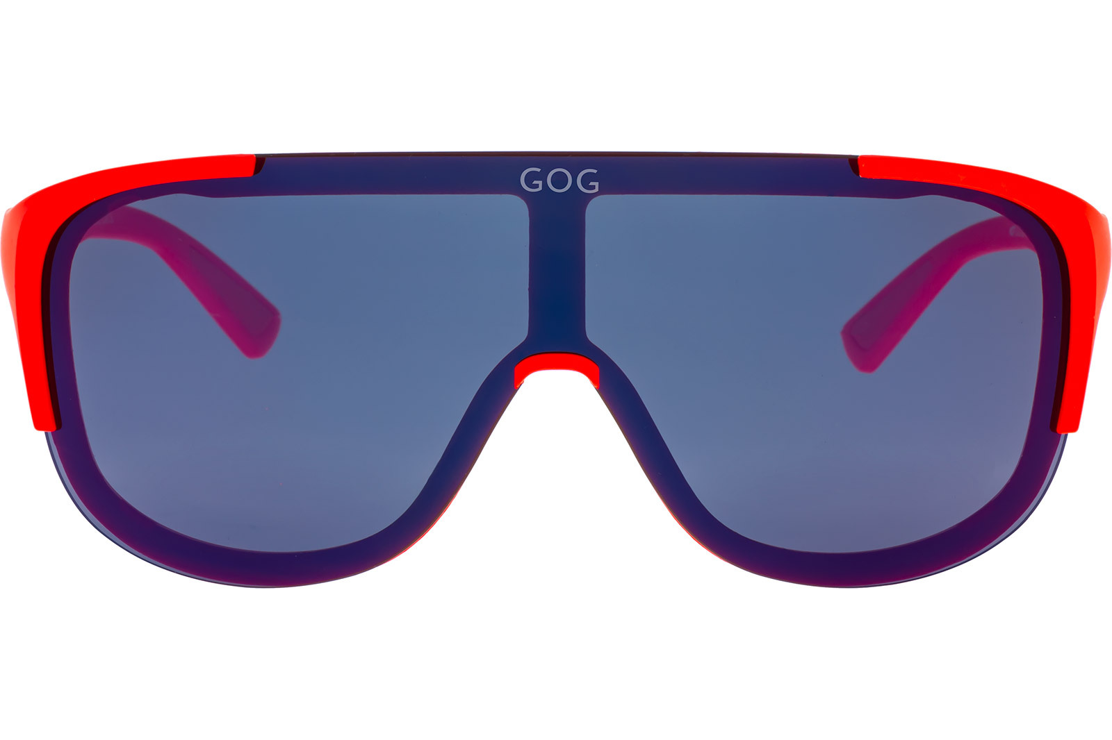 Купить Спортивные очки GOG Medusa / Matt Neon Orange / Blue Lens, e504-3 7ft.ru в интернет магазине Семь Футов