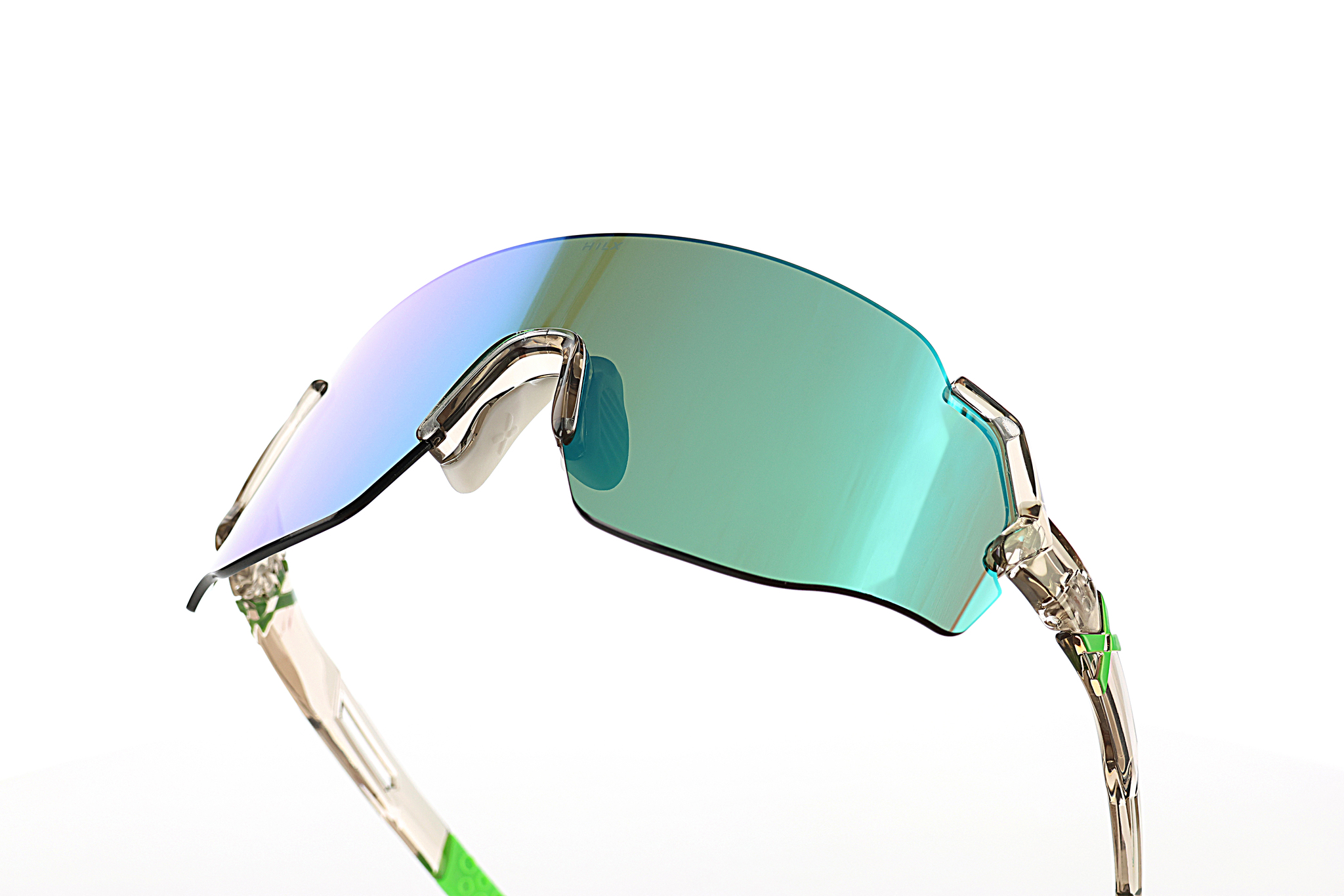 Купить Спортивные очки с диоптриями HILX Savage (L) Shiny Crystal Grey Green / Green Lens, rx-562/hsa00417-sv4gn14 7ft.ru в интернет магазине Семь Футов