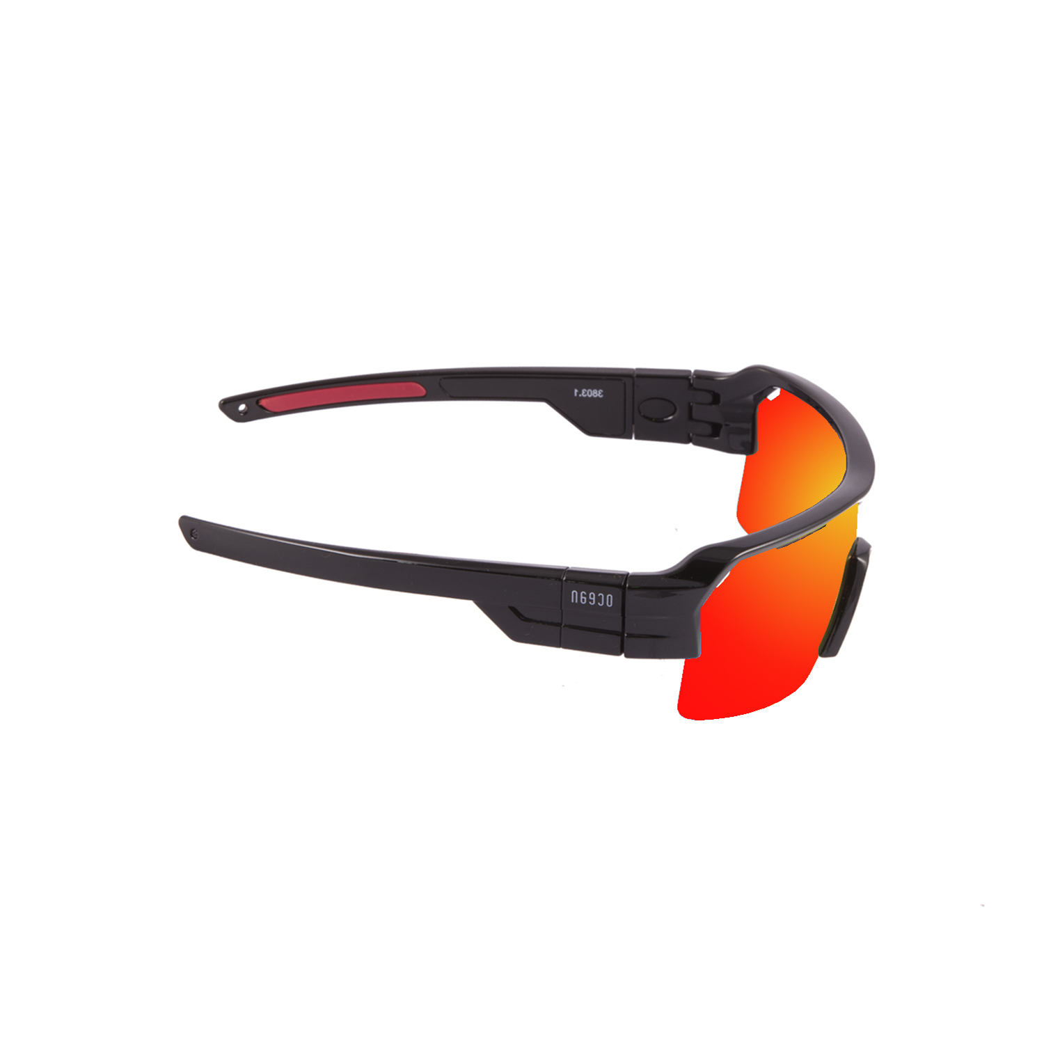Купить Спортивные очки с диоптриями OCEAN Race Black / Revo Orange Polarized lenses, rx-687/3803.1x 7ft.ru в интернет магазине Семь Футов