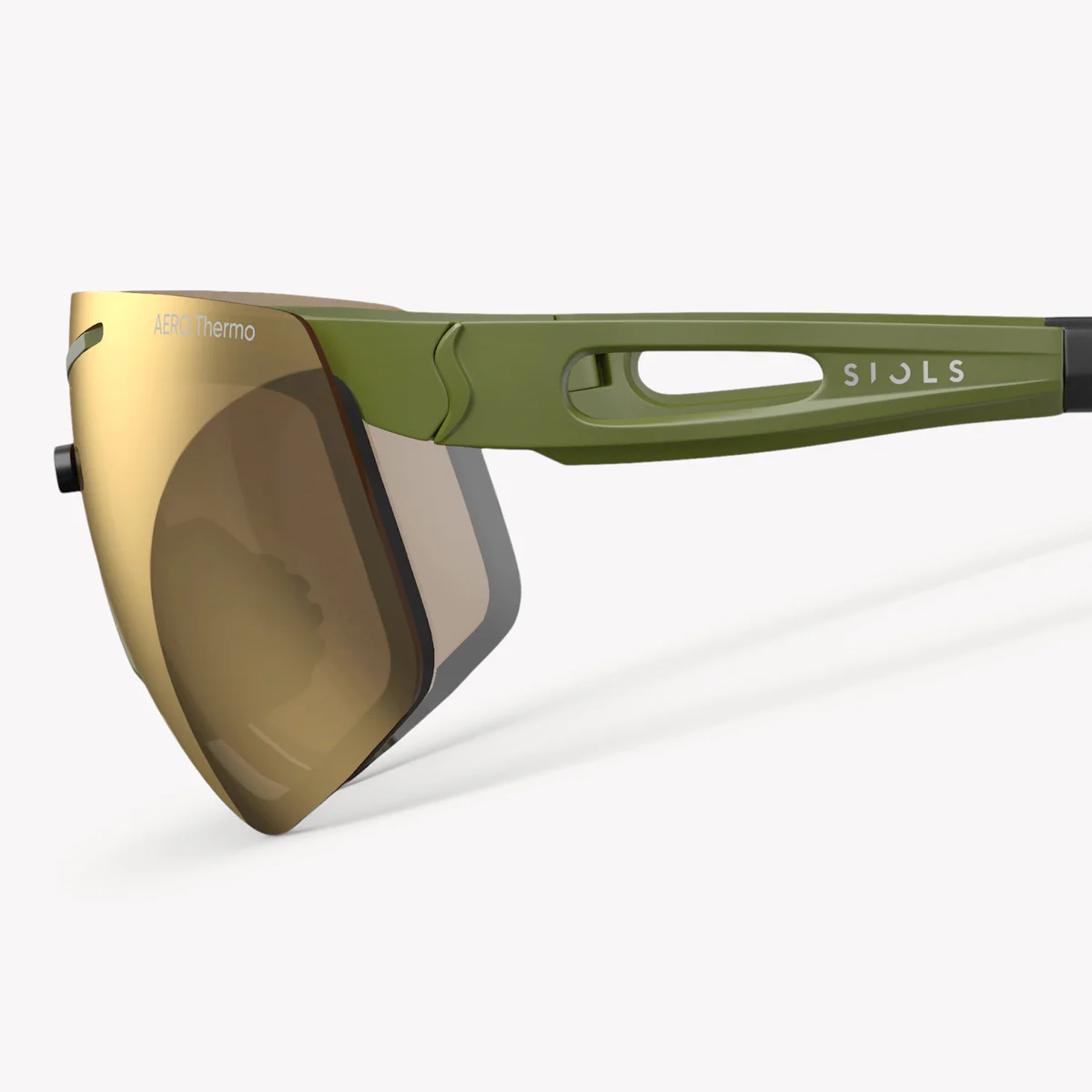 Купить Спортивные очки с диоптриями Siols / AERO.Thermo / Glacier Gold Mirror 92% / Pine, rx-078/49629-4-468 7ft.ru в интернет магазине Семь Футов