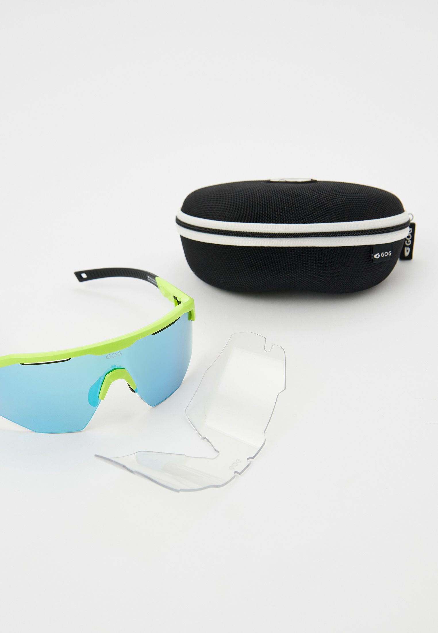 Купить Спортивные очки с диоптриями GOG Argo / Matt Neon Green-Black / White-Blue Lens, rx-e506-5r 7ft.ru в интернет магазине Семь Футов