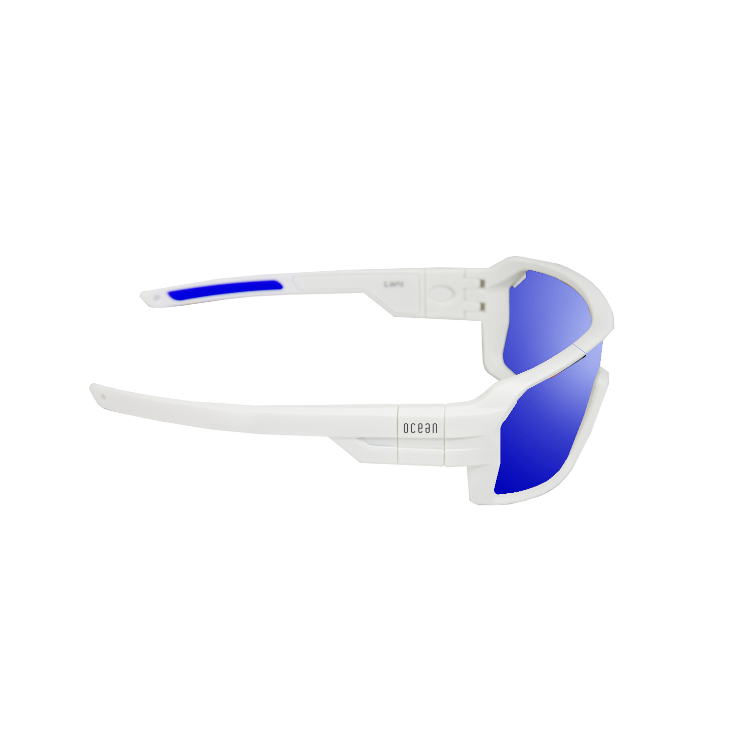 Купить Спортивные очки с диоптриями OCEAN Chameleon Matt White / Revo Blue Polarized lenses, rx-687/3701.2 7ft.ru в интернет магазине Семь Футов