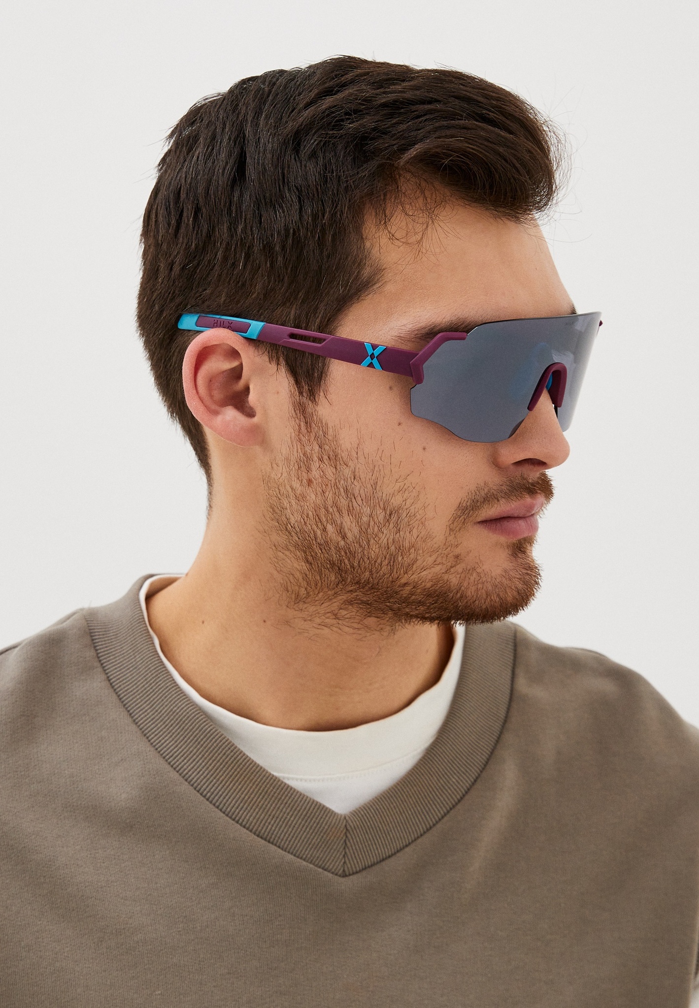 Купить Спортивные очки с диоптриями HILX Savage (L) / Matt Purple Blue / Silver Lens, rx-562/hsa00405-sv4sl5 7ft.ru в интернет магазине Семь Футов