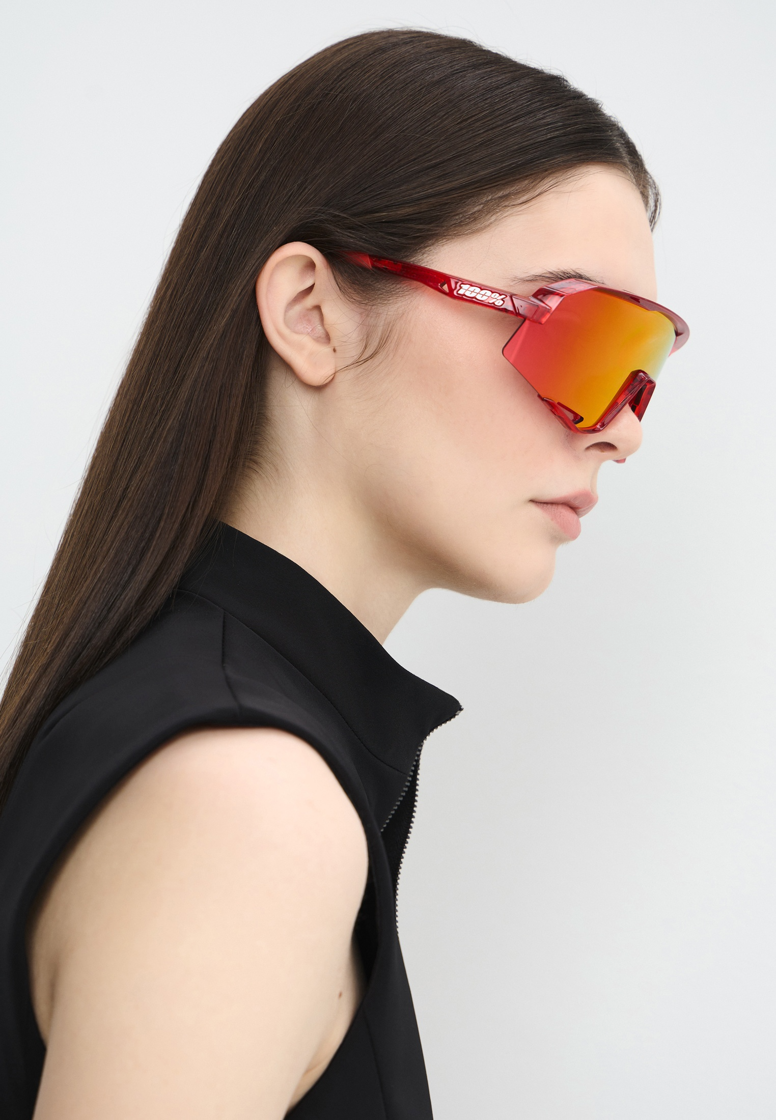 Купить Спортивные очки с диоптриями 100% SLENDALE Campari Translucent Red - HiPER Fire Red Mirror Lens, rx-018/60057-00014 7ft.ru в интернет магазине Семь Футов