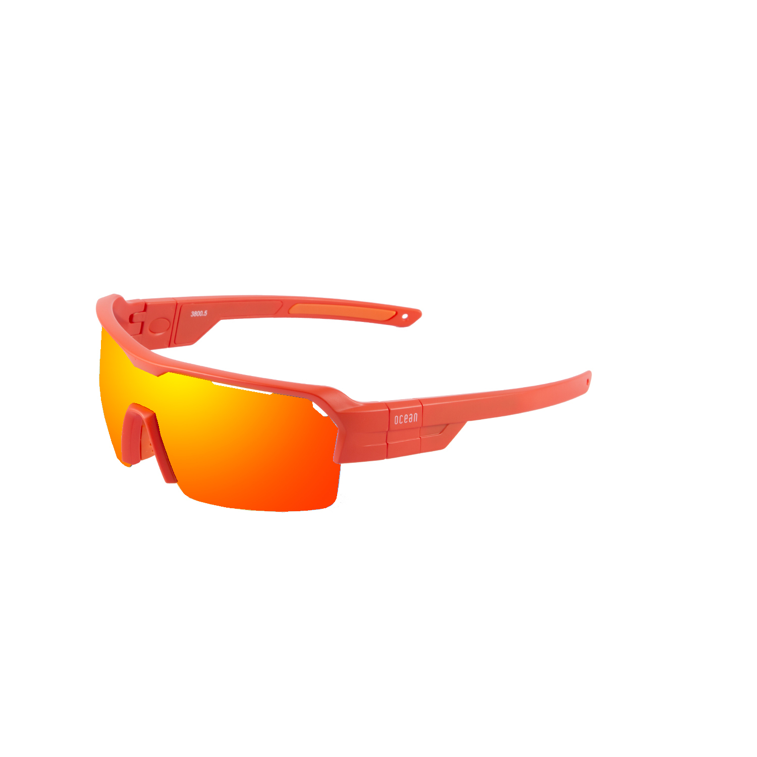 Купить Спортивные очки с диоптриями OCEAN Race Matt Orange / Revo Orange Polarized lenses, rx-687/3800.5x 7ft.ru в интернет магазине Семь Футов