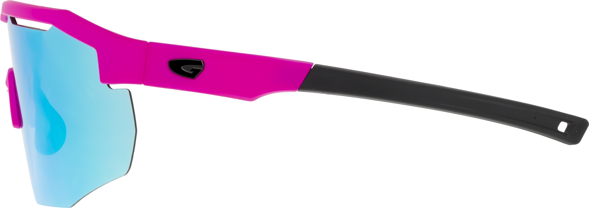 Купить Спортивные очки GOG Argo / Matt Neon Pink-Black / White-Blue Lens, e506-2 7ft.ru в интернет магазине Семь Футов