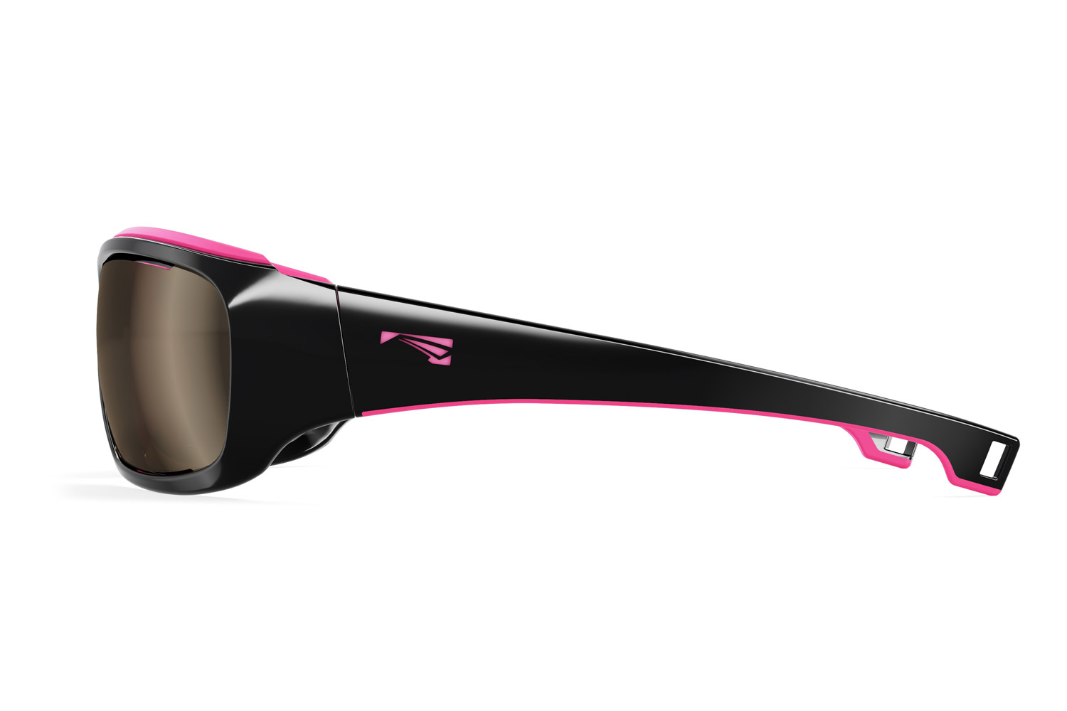 Купить Спортивные очки LiP Tide / Gloss Black - Pink Rubber / PC Polarized / Levante Series Chroma Brown, 3256 7ft.ru в интернет магазине Семь Футов