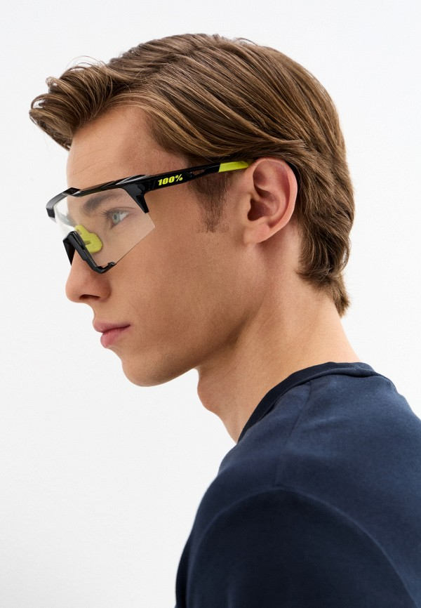 Купить Спортивные очки с диоптриями 100% Speedcraft / Gloss Black / Photochromic Lens OS, rx-056/60007-00011 7ft.ru в интернет магазине Семь Футов