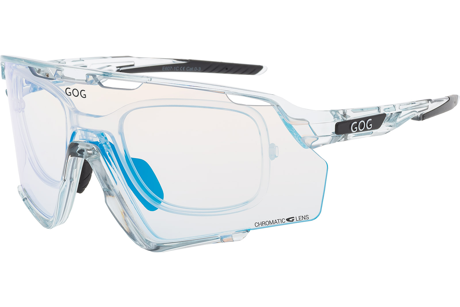 Купить Спортивные очки GOG Prometheus / Photochromic Blue/Black / Reflex Blue, e607-1c 7ft.ru в интернет магазине Семь Футов