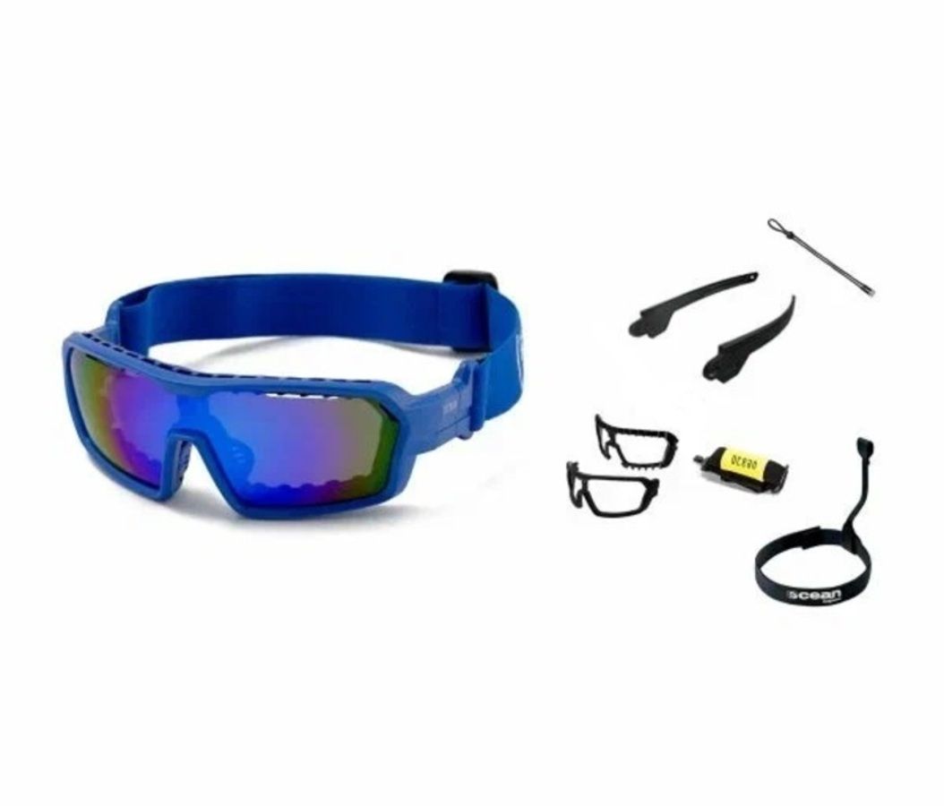 Купить Спортивные очки с диоптриями OCEAN Chameleon Matt Blue / Revo Blue Polarized lenses, rx-687/3700.3 7ft.ru в интернет магазине Семь Футов