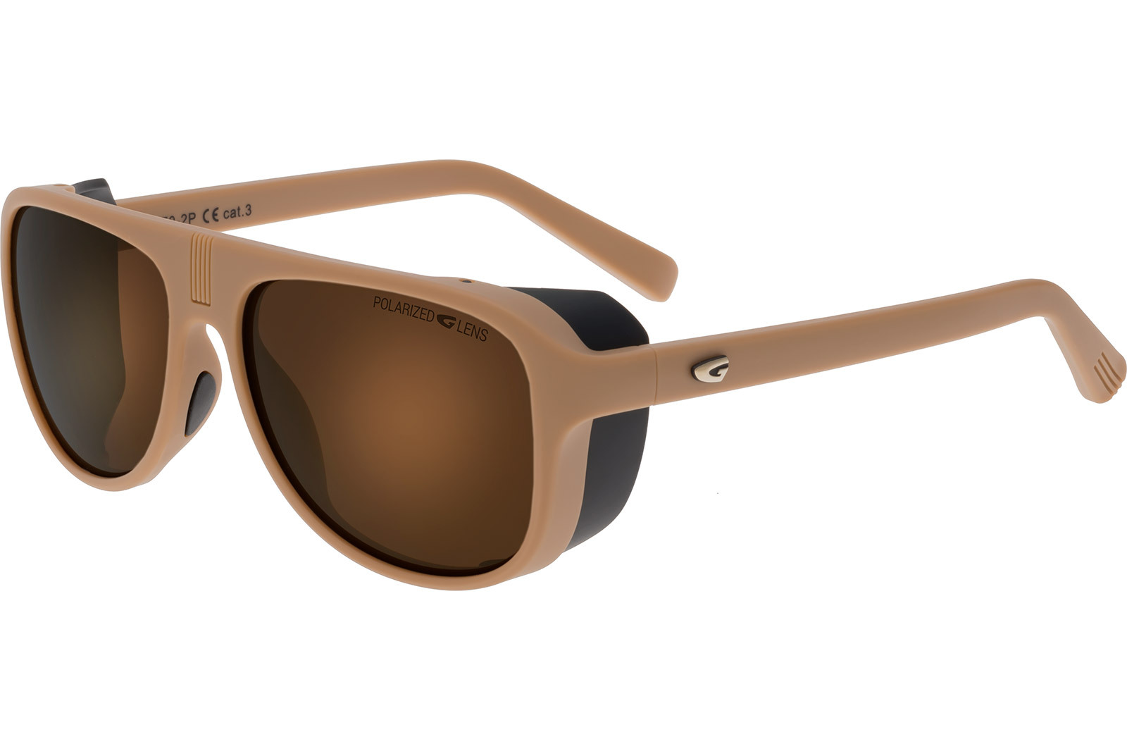 Купить Спортивные очки GOG Fitz Roy / Matt Desert-Black / Polarized Gold Lens, e470-2p 7ft.ru в интернет магазине Семь Футов