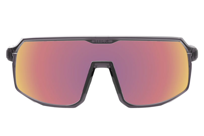 Купить Спортивные очки с диоптриями HILX Inferno Shiny Crystal Dark Grey / Red Lens, rx-562/hif06103-ifrd4 7ft.ru в интернет магазине Семь Футов