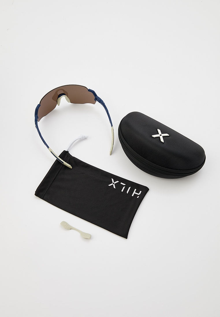 Купить Спортивные очки с диоптриями HILX Savage (L) / Matt Blue Warm Grey / Gold Lens, rx-562/hsa00404-sv4gd4 7ft.ru в интернет магазине Семь Футов