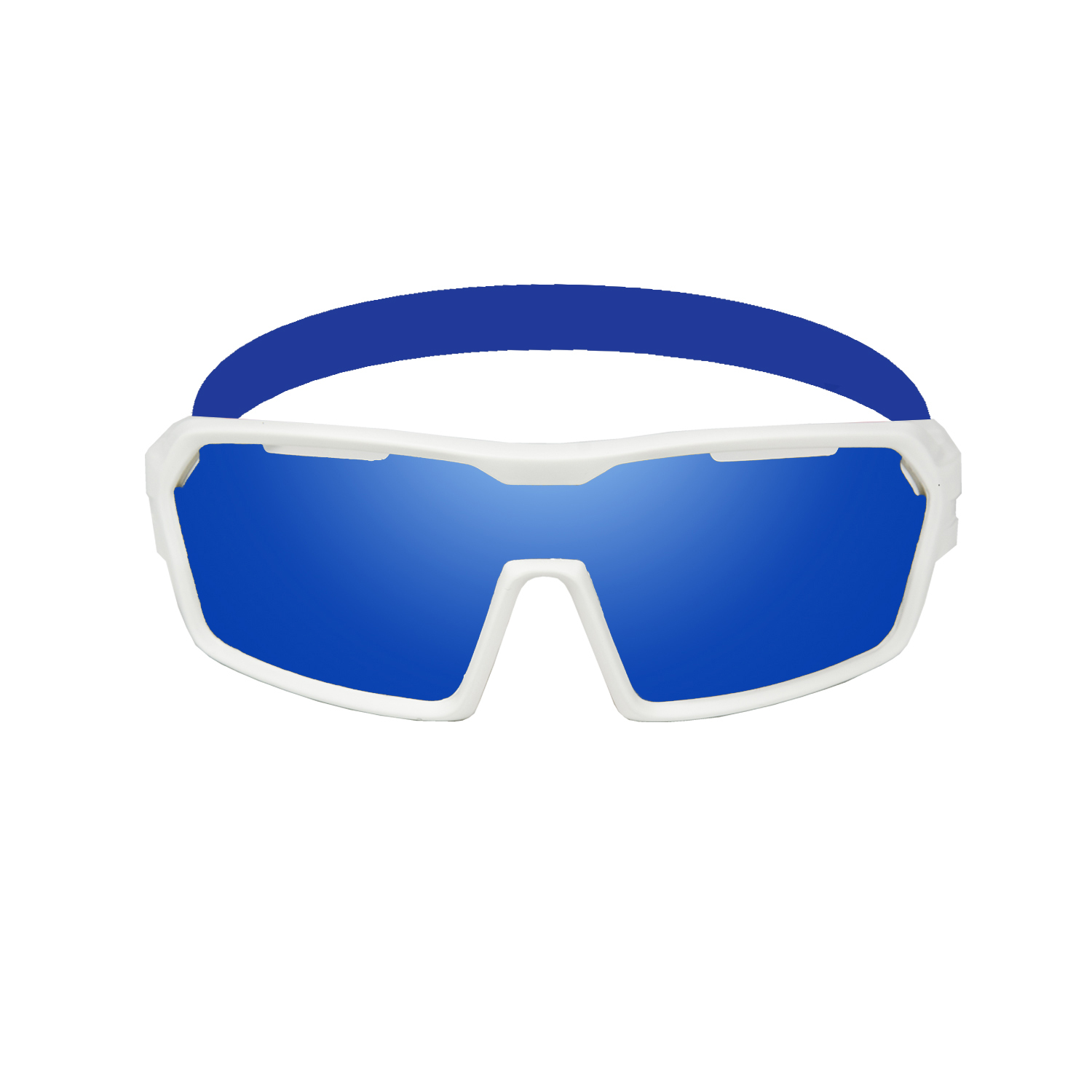 Купить Спортивные очки с диоптриями OCEAN Chameleon Matt White / Revo Blue Polarized lenses, rx-687/3701.2 7ft.ru в интернет магазине Семь Футов