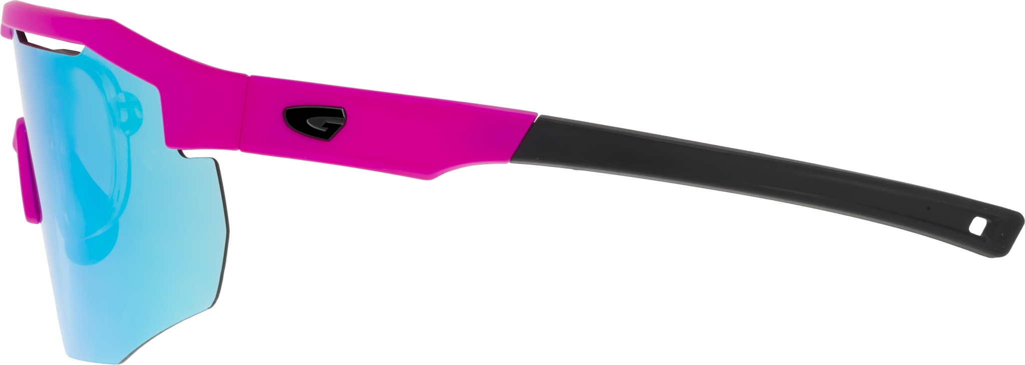 Купить Спортивные очки GOG Argo / Matt Neon Pink-Black / White-Blue Lens, e506-2r 7ft.ru в интернет магазине Семь Футов