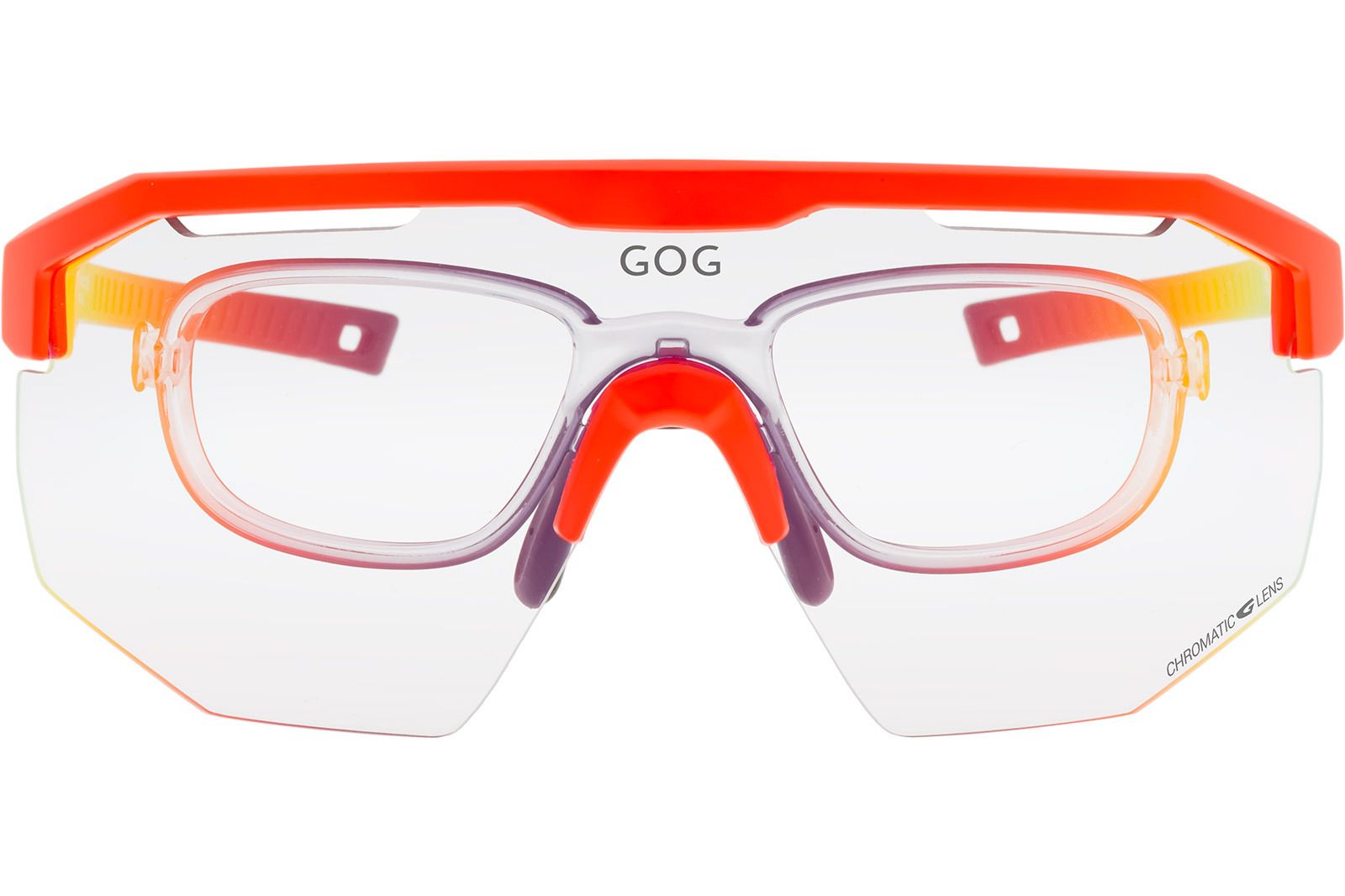 Купить Спортивные очки с диоптриями GOG Argo С / Matt Neon Orange-Black / Photochromic Red Lens, rx-e507-4cr 7ft.ru в интернет магазине Семь Футов