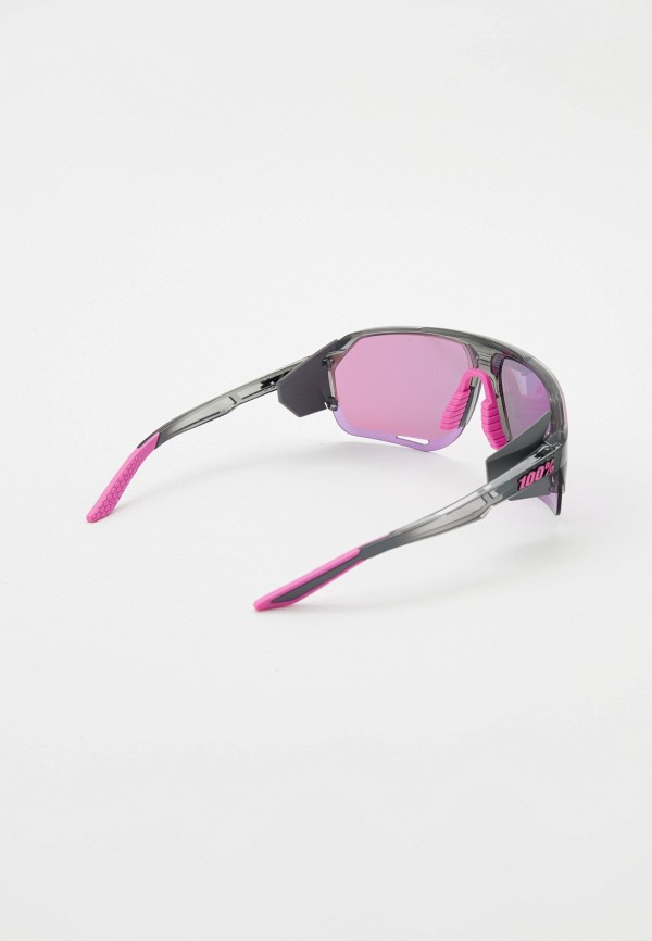 Купить Спортивные очки с диоптриями 100% Norvik / Polished Translucent Grey / Purple Multilayer Mirror Lens, rx-018/60031-00008 7ft.ru в интернет магазине Семь Футов