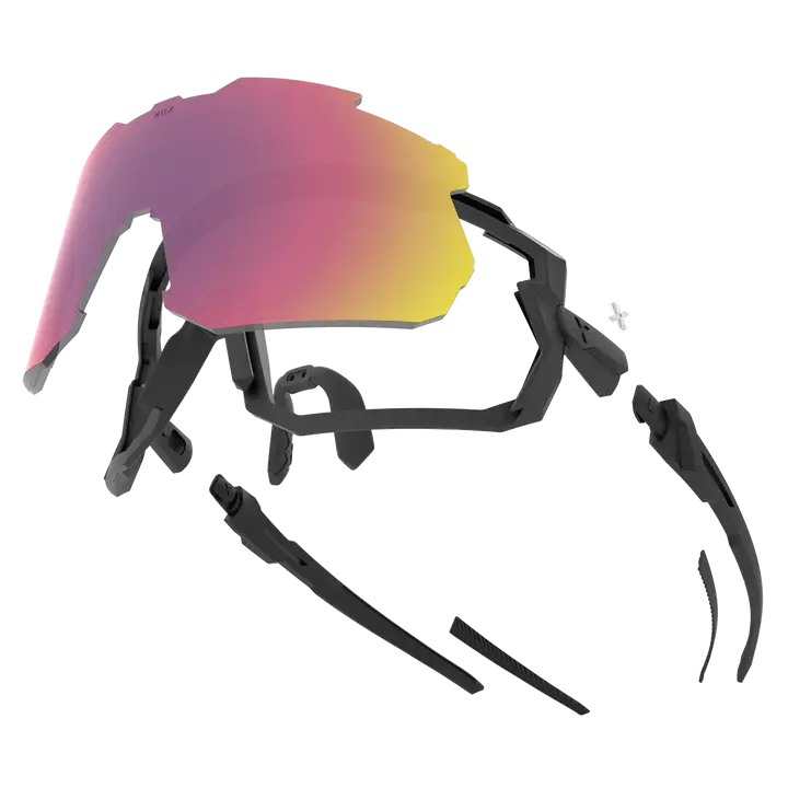 Купить Спортивные очки с диоптриями HILX Samurai / Matt Solid Seaweed Green / Green Polarized Lens + Clear Lens, rx-738/hsm03902-smpgn5 7ft.ru в интернет магазине Семь Футов