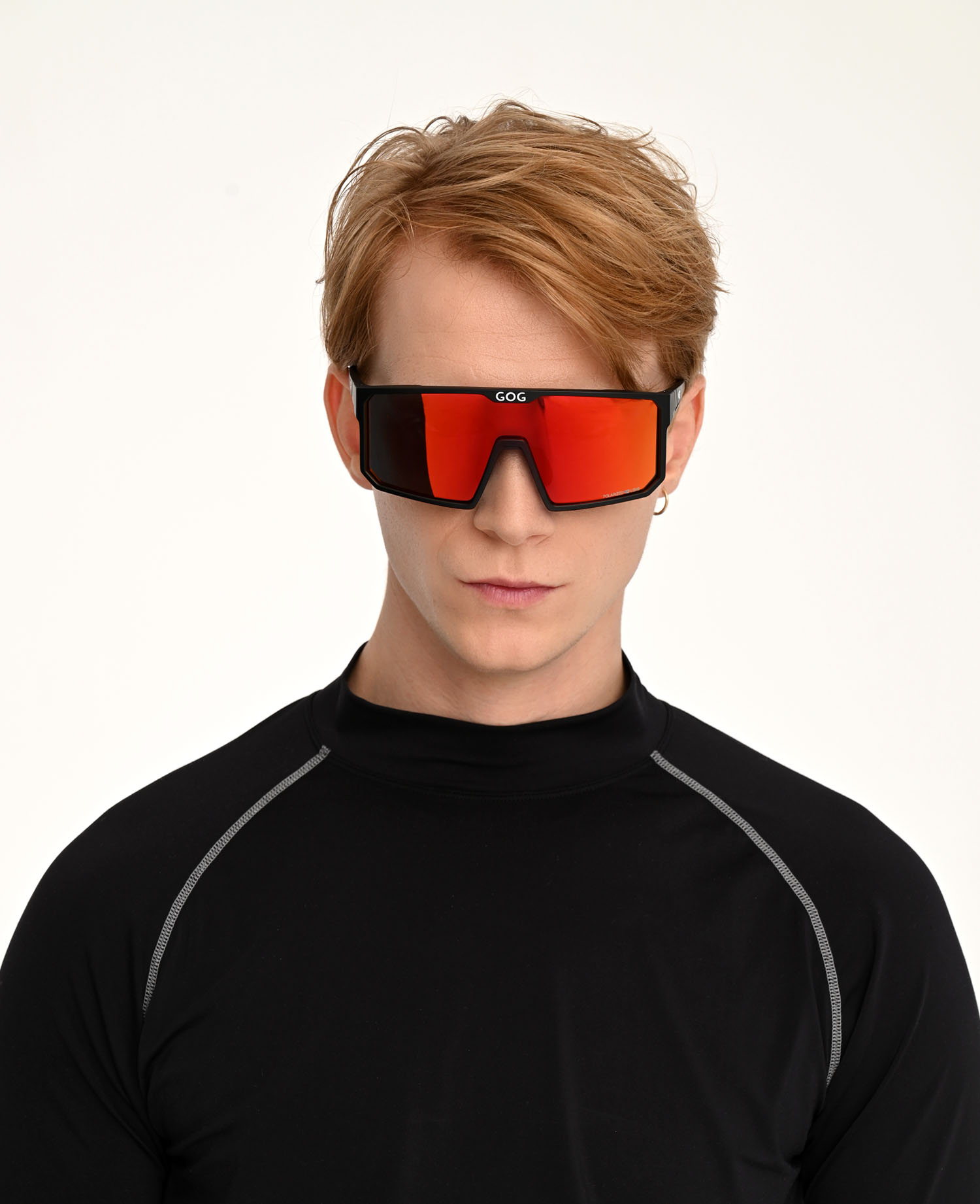 Купить Спортивные очки GOG Maat / Matt Black / Polarized Reflex Red, e545-3p 7ft.ru в интернет магазине Семь Футов