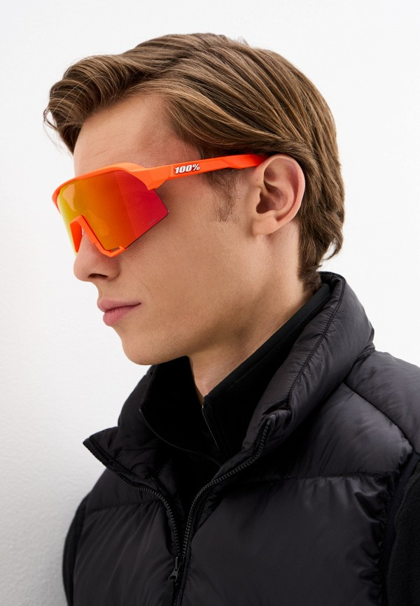 Купить Спортивные очки с диоптриями 100% S3 / Soft Tact Neon Orange / HiPER Red Multilayer Mirror Lens, rx-056/60005-00008 7ft.ru в интернет магазине Семь Футов