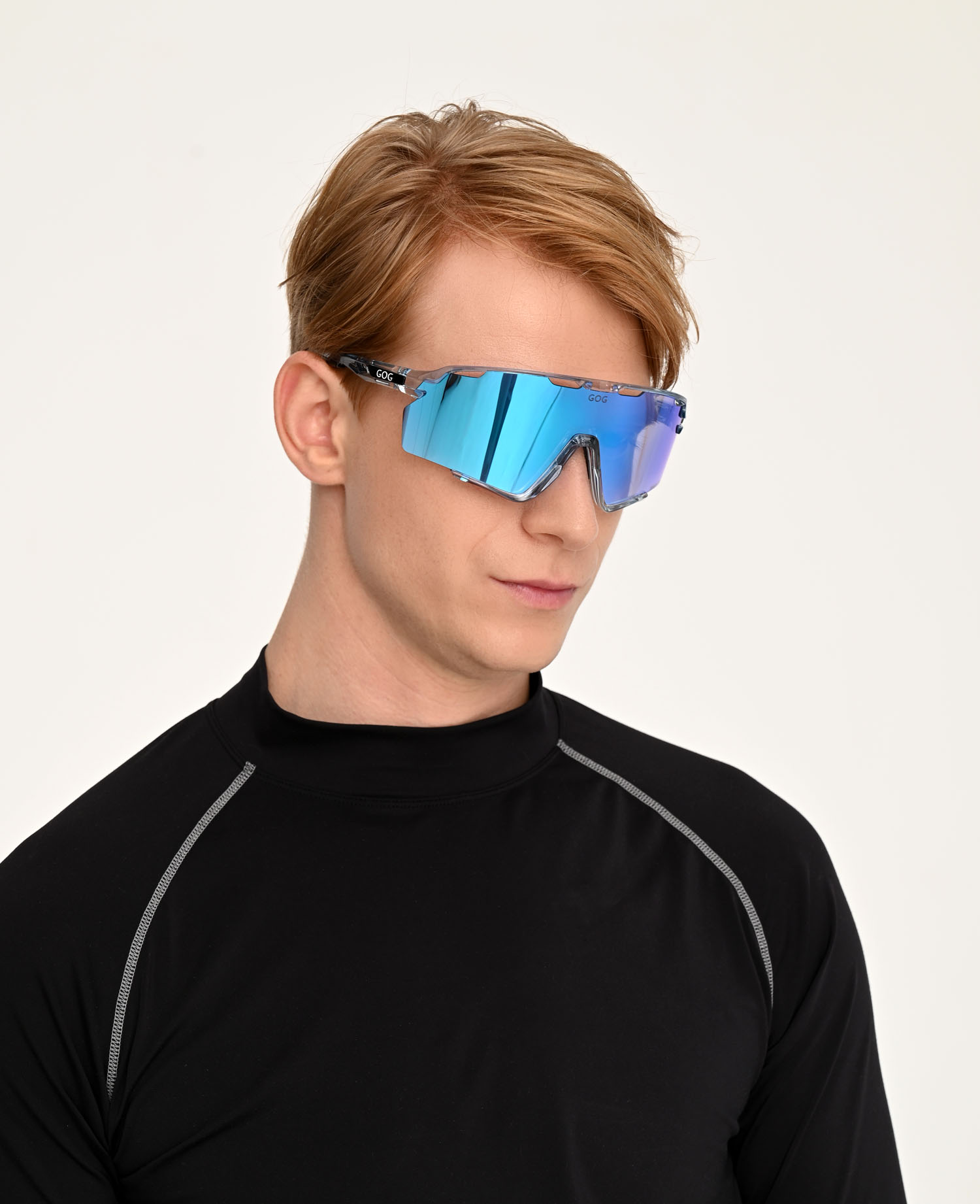Купить Спортивные очки с диоптриями GOG Prometheus / Photochromic Blue/Black / Reflex Blue, rx-960/e607-1c 7ft.ru в интернет магазине Семь Футов