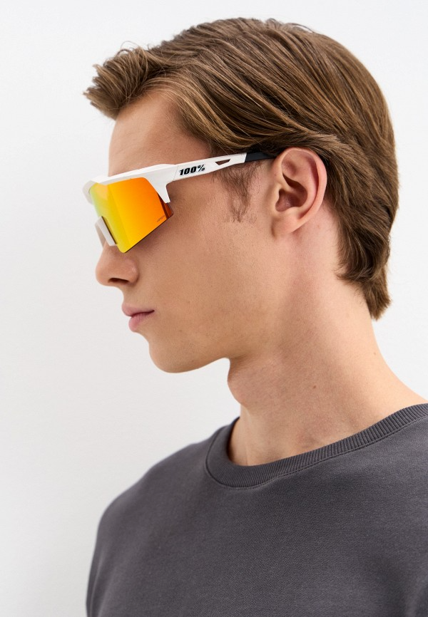 Купить Спортивные очки с диоптриями 100% Speedcraft SL / Soft Tact Off White / HiPER Red Multilayer Mirror Lens, rx-056/60008-00004 7ft.ru в интернет магазине Семь Футов