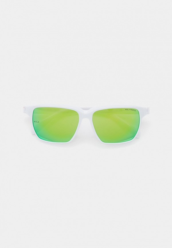 Купить Спортивные очки HILX Rebel Shiny Solid White / Green Mirror Polarized Lens, hrb05204-rbpgn4 7ft.ru в интернет магазине Семь Футов