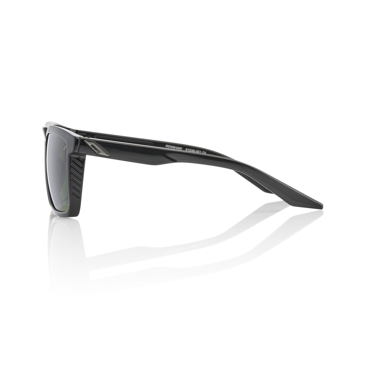 Купить Спортивные очки 100% RENSHAW - Gloss Black - Grey Green Lens - OS, 60021-00000 7ft.ru в интернет магазине Семь Футов