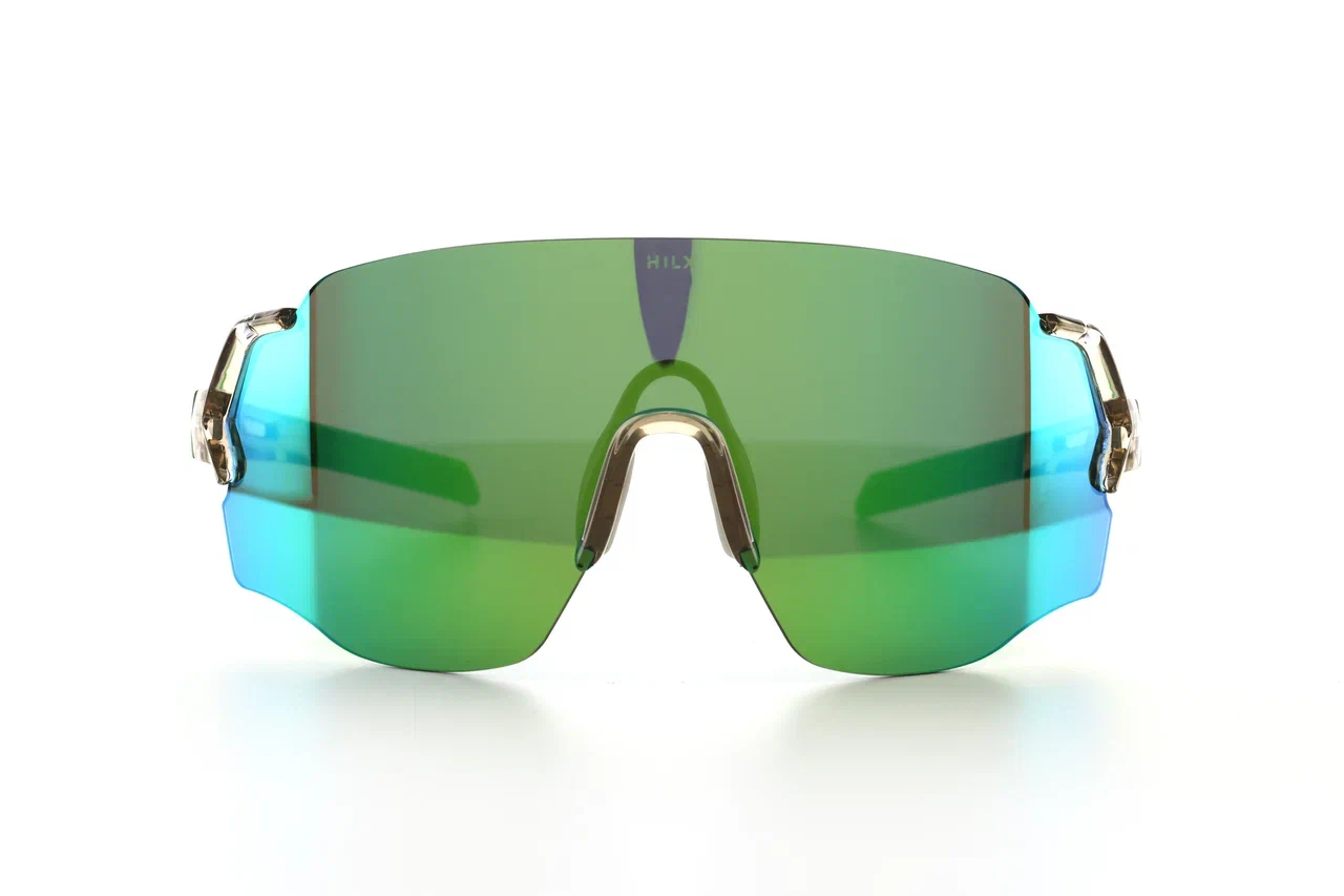 Купить Спортивные очки HILX Savage (L) Shiny Crystal Grey Green / Green Lens, hsa00417-sv4gn14 7ft.ru в интернет магазине Семь Футов