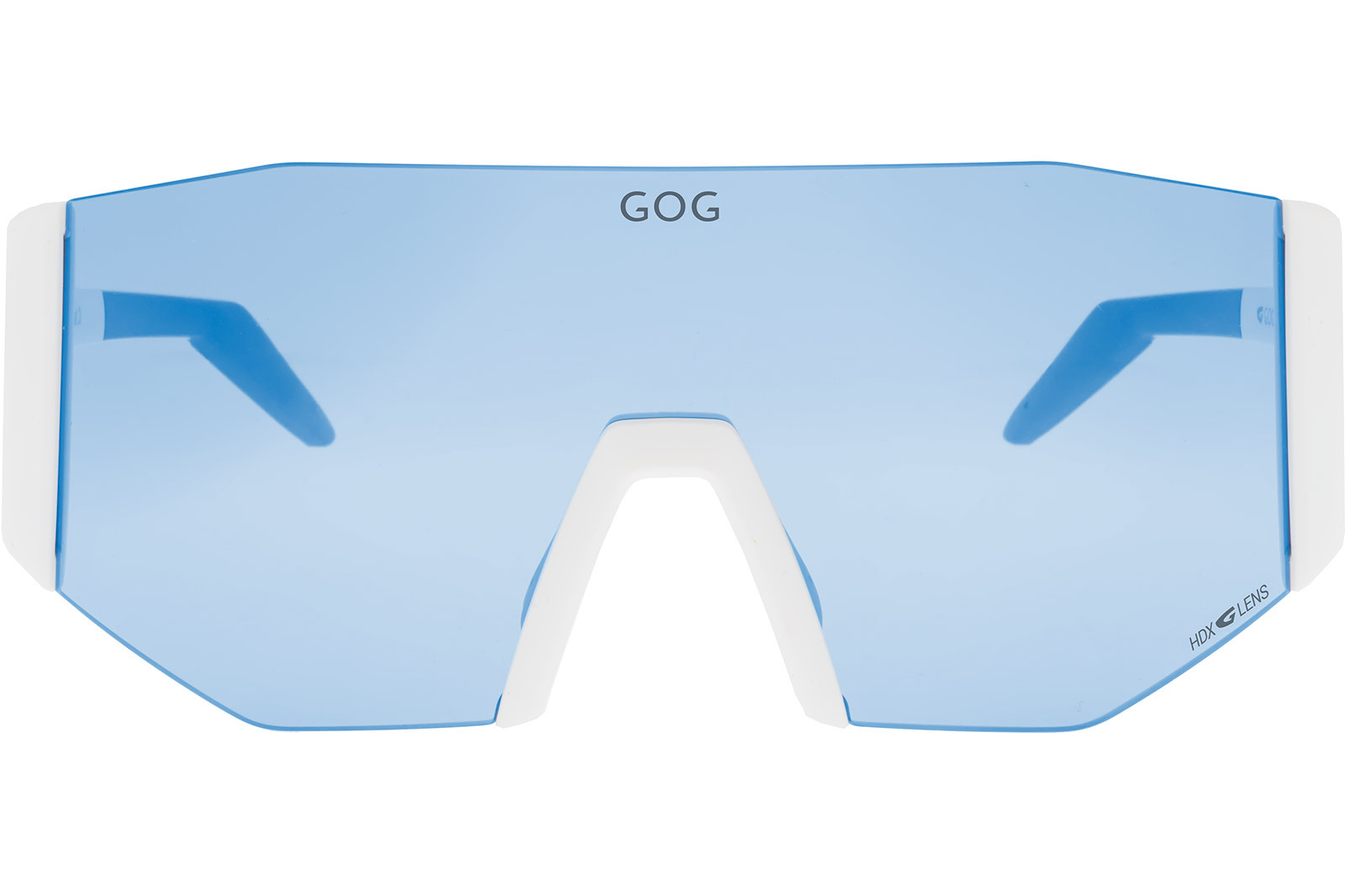 Купить Спортивные очки GOG Baldur / Matt White-Black / White-Blue Lens, e533-3 7ft.ru в интернет магазине Семь Футов
