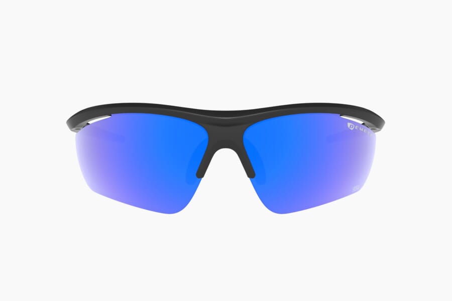 Купить Спортивные очки Demetz Relief M / Matte Black / Matte Blue Brown with Blue Mirror Cat.3, relief5154bf63 7ft.ru в интернет магазине Семь Футов