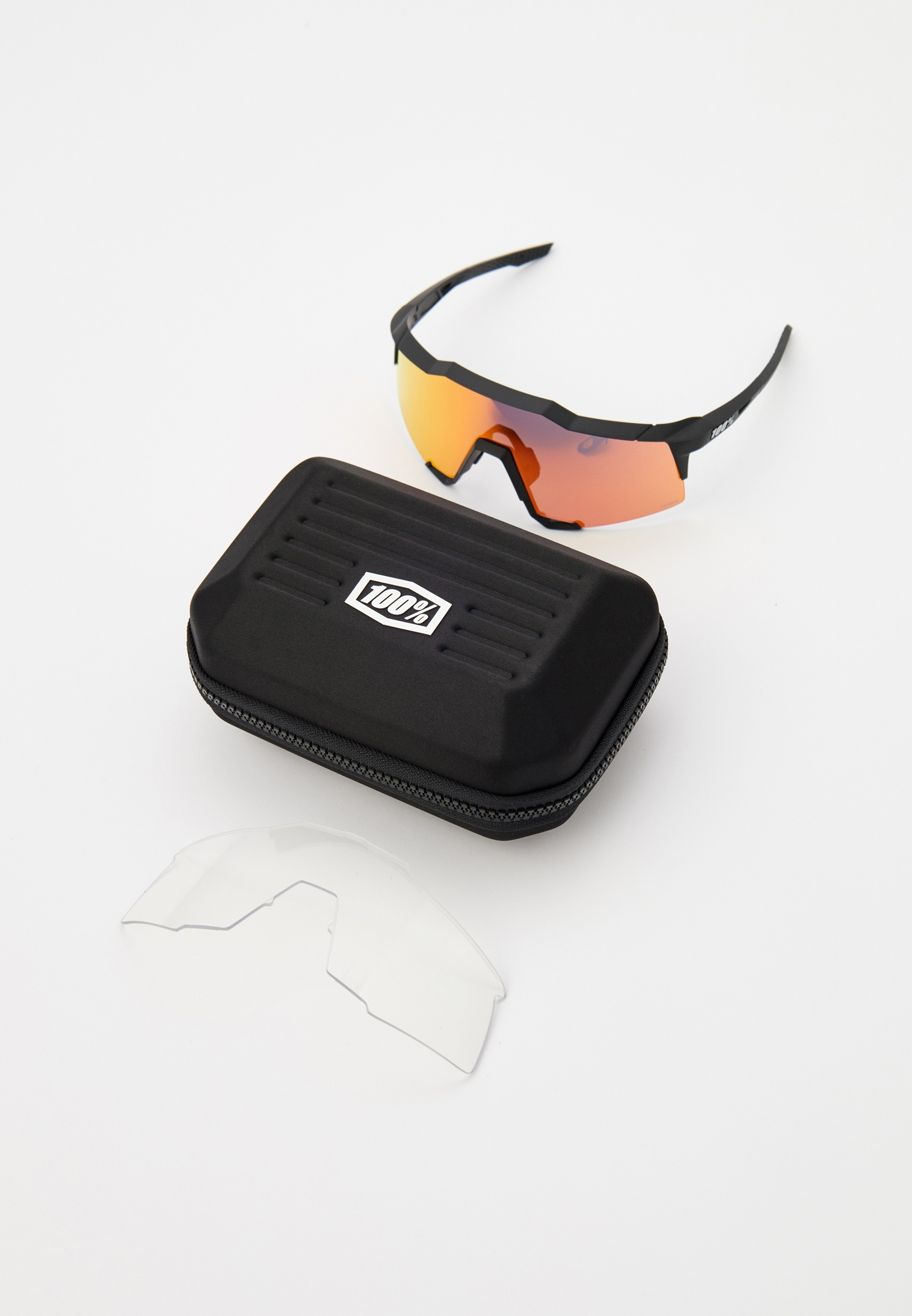 Купить Спортивные очки с диоптриями 100% SPEEDCRAFT Soft Tact Black - HiPER Red Mirror Lens, rx-056/60007-00008 7ft.ru в интернет магазине Семь Футов