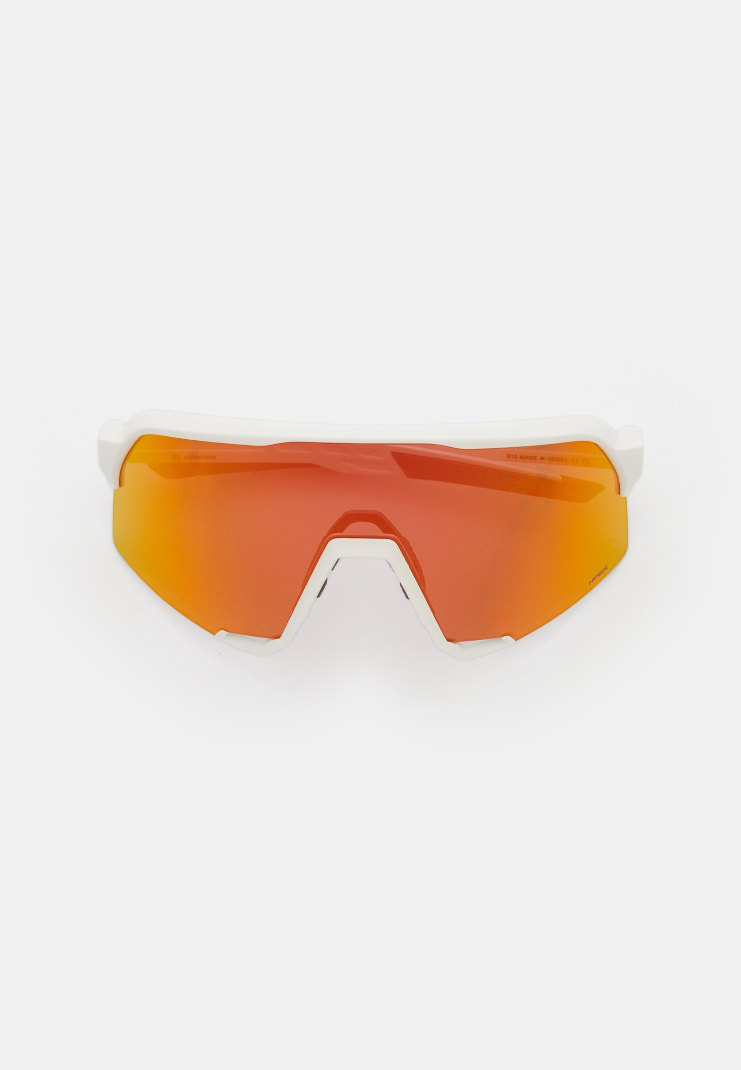 Купить Спортивные очки с диоптриями 100% S3 Soft Tact White - HiPER Red Mirror Lens, rx-056/60005-00009 7ft.ru в интернет магазине Семь Футов