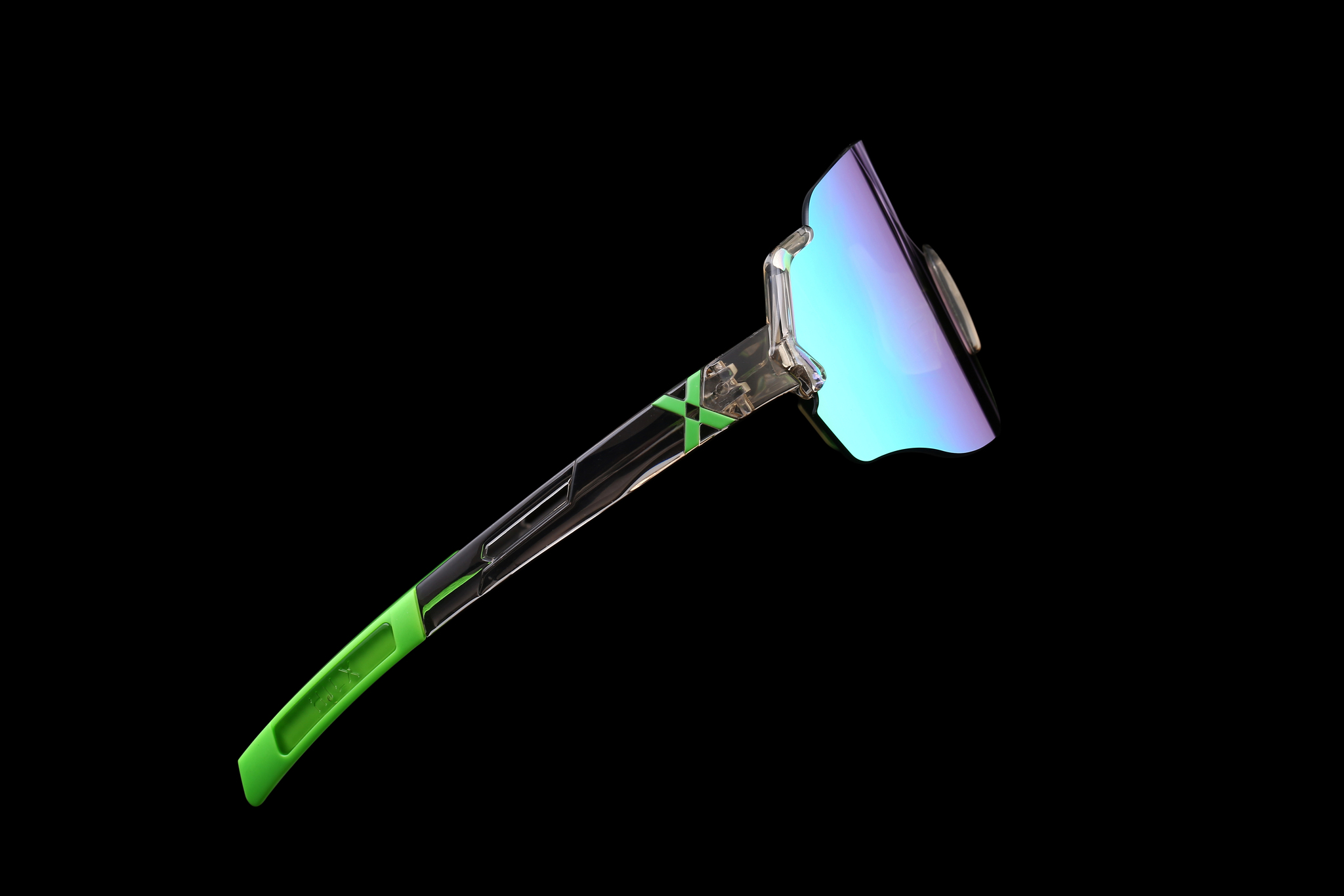 Купить Спортивные очки с диоптриями HILX Savage (L) Shiny Crystal Grey Green / Green Lens, rx-562/hsa00417-sv4gn14 7ft.ru в интернет магазине Семь Футов