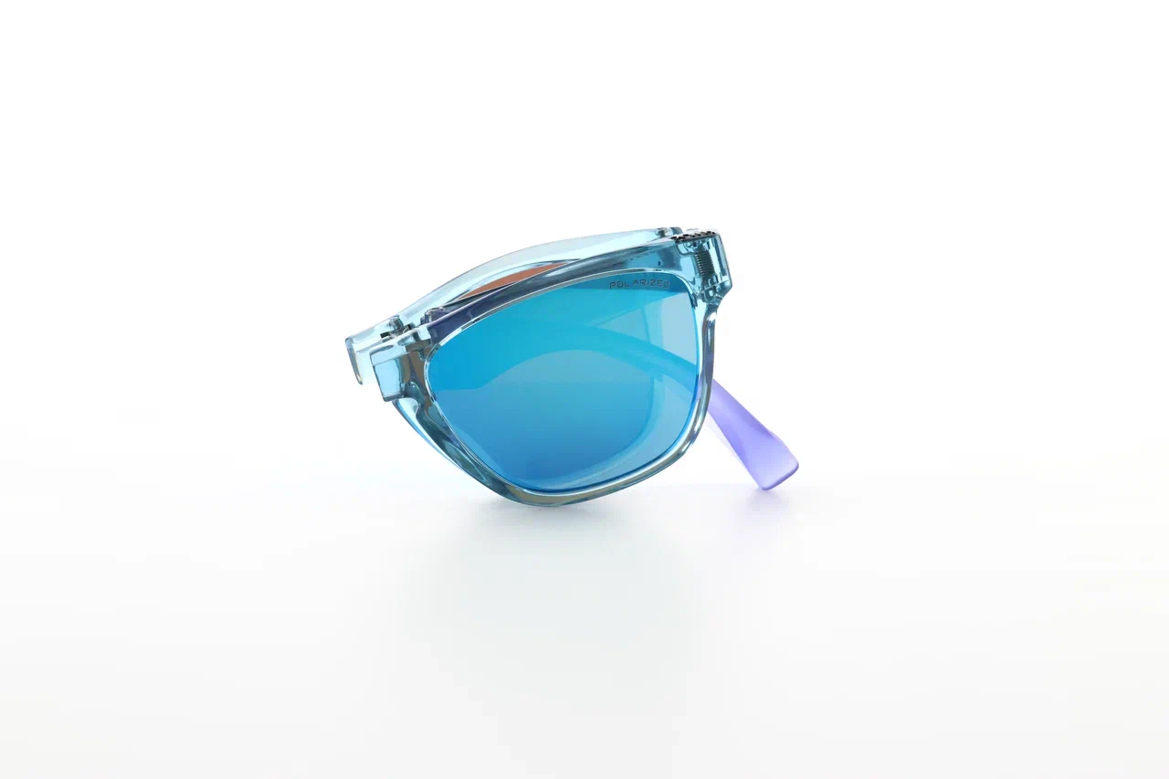 Купить Спортивные очки HILX Unfold Shiny Crystal Green / Blue Polarized Lens, huf01611-ufbl12 7ft.ru в интернет магазине Семь Футов