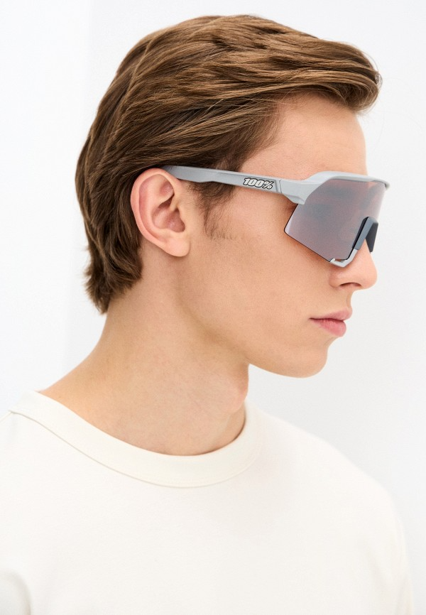 Купить Спортивные очки с диоптриями 100% S3 / Soft Tact Stone Grey / HiPER Crimson Silver Mirror Lens, rx-056/60005-00010 7ft.ru в интернет магазине Семь Футов