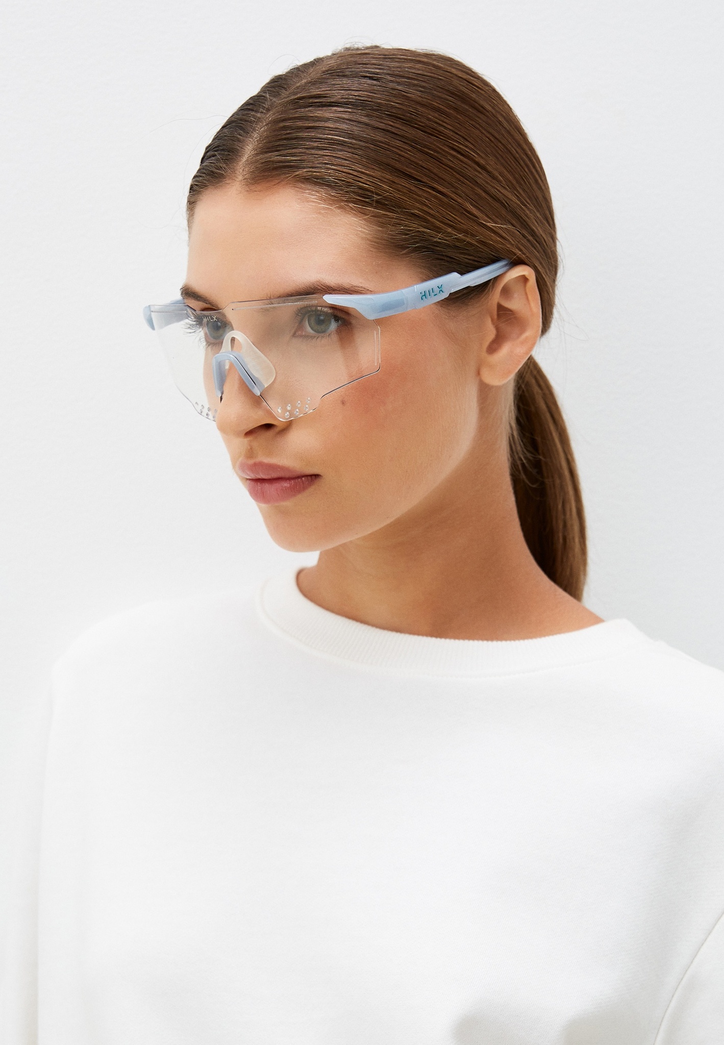 Купить Спортивные очки с диоптриями HILX Gladiator (L) / Shiny Crystal Milky Light Grey / Photochromic Lens, rx-562/hgd04908-gd4xph9 7ft.ru в интернет магазине Семь Футов