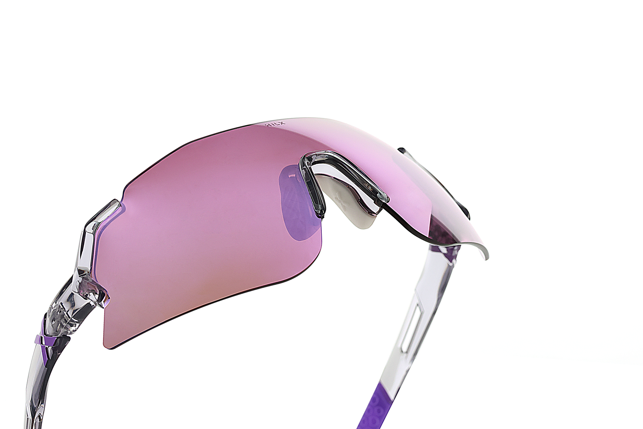 Купить Спортивные очки HILX Savage 2.0 Shiny Crystal Grey Pink / Pink Lens, hsa05409-sv5pk16 7ft.ru в интернет магазине Семь Футов