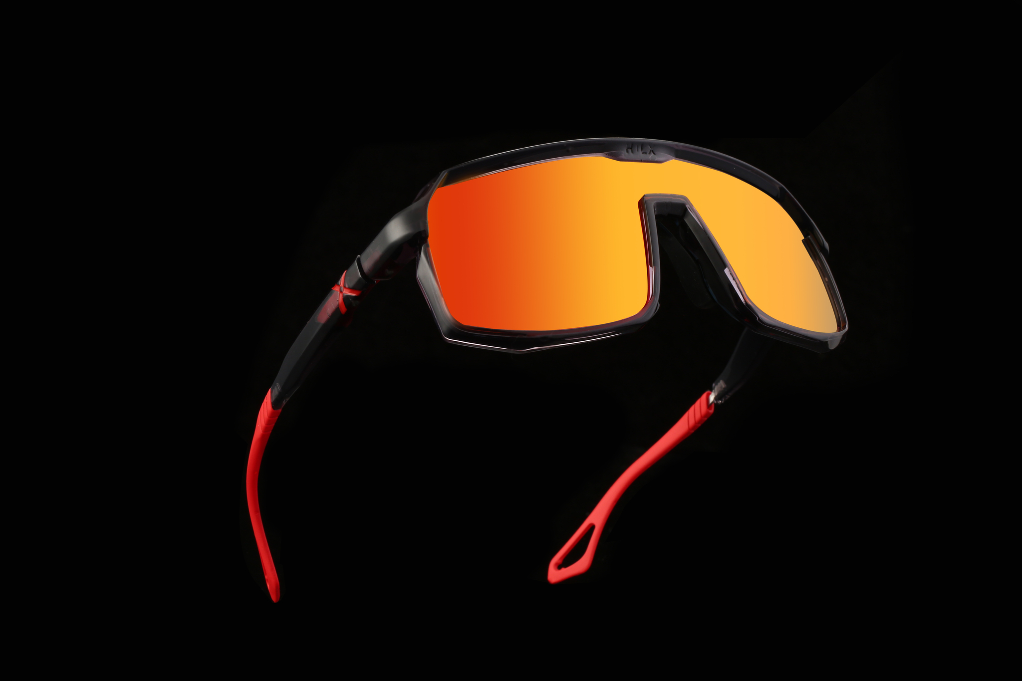 Купить Спортивные очки HILX Inferno Shiny Crystal Dark Grey / Red Lens, hif06103-ifrd4 7ft.ru в интернет магазине Семь Футов