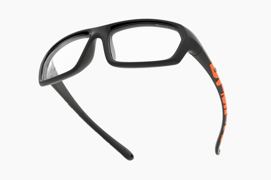 Купить Спортивные очки с диоптриями Demetz Softness R / Matte Black / Matte Orange  Colorless Cat.0, softness516457 7ft.ru в интернет магазине Семь Футов