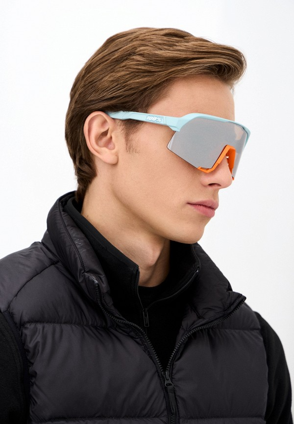 Купить Спортивные очки с диоптриями 100% S3 / Soft Tact Two Tone / HiPER Silver Mirror Lens, rx-056/60005-00003 7ft.ru в интернет магазине Семь Футов