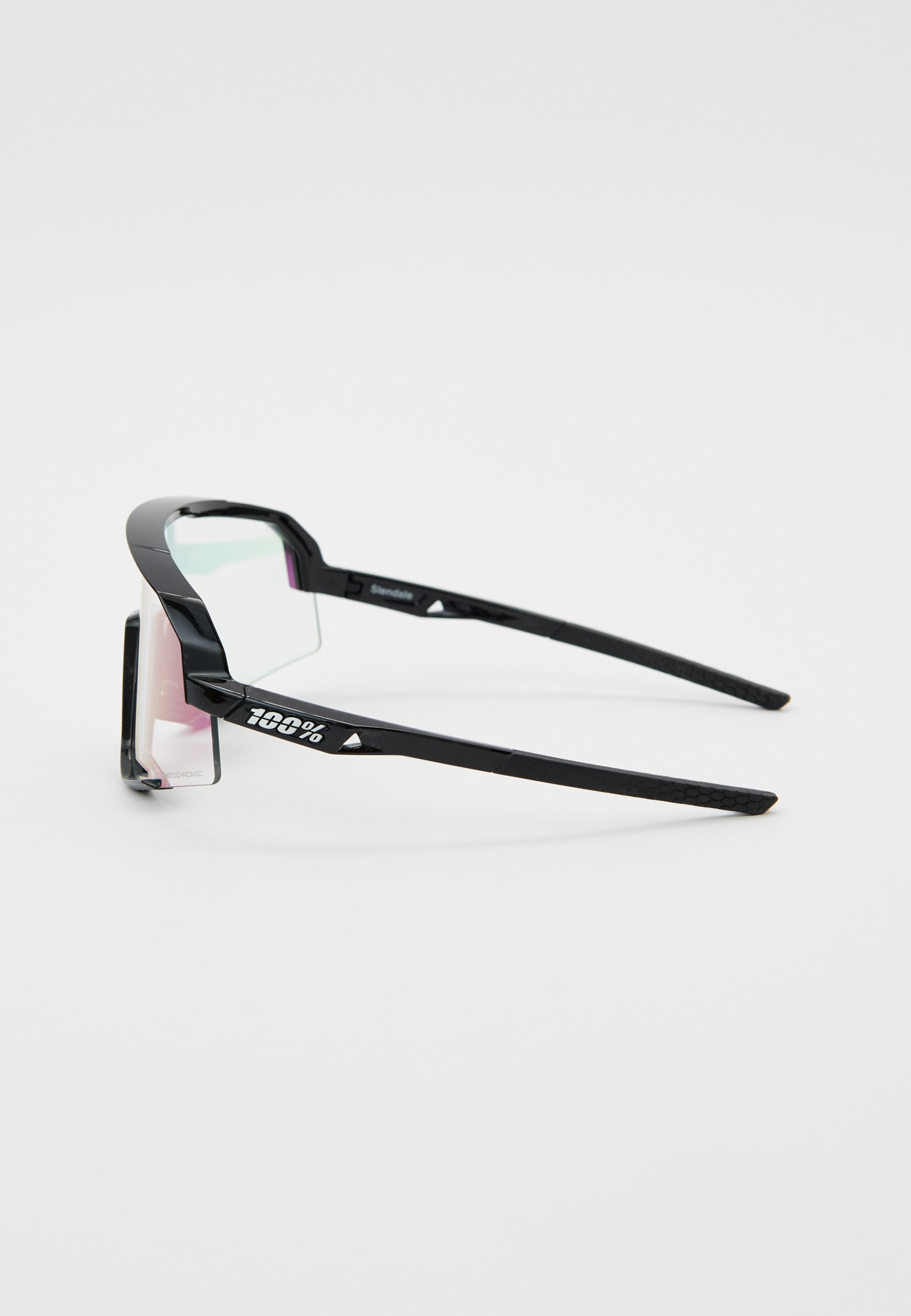 Купить Спортивные очки с диоптриями 100% SLENDALE - Gloss Black - Photochromic Purple Mirror, rx-018/60057-00013 7ft.ru в интернет магазине Семь Футов