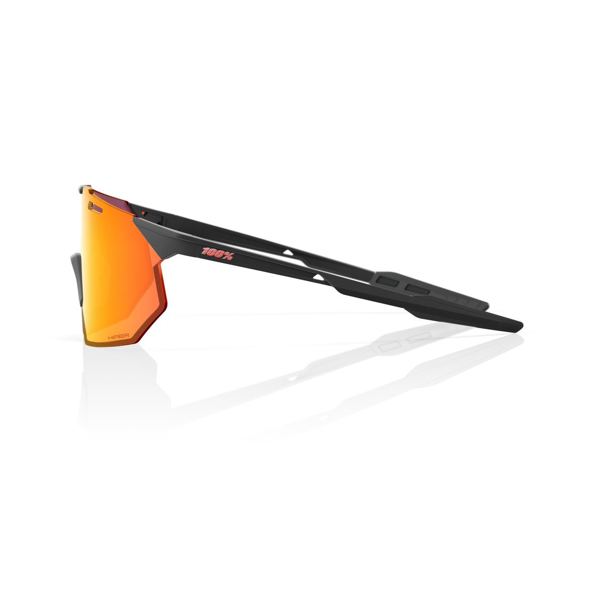 Купить Спортивные очки 100% HYPERCRAFT SQ Soft Tact Black - HiPER Red Mirror Lens, 60001-00003 7ft.ru в интернет магазине Семь Футов