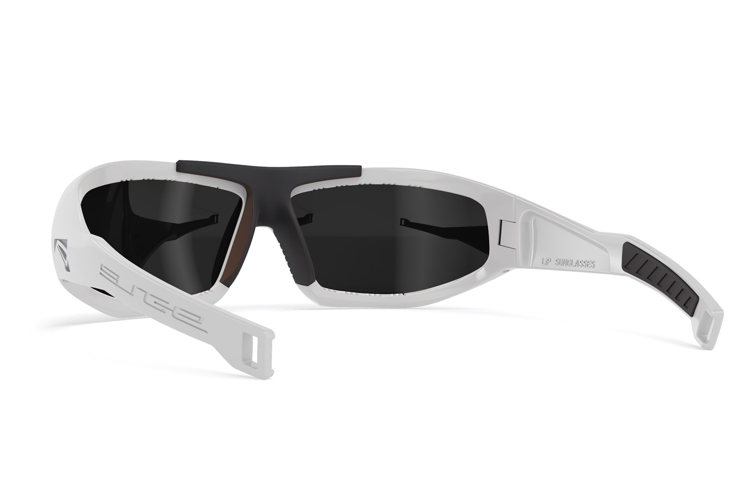 Купить Спортивные очки LiP Surge Aero / Stone White - Black / PC Polarized / Levante Series ML Red Smoke, 3560 7ft.ru в интернет магазине Семь Футов