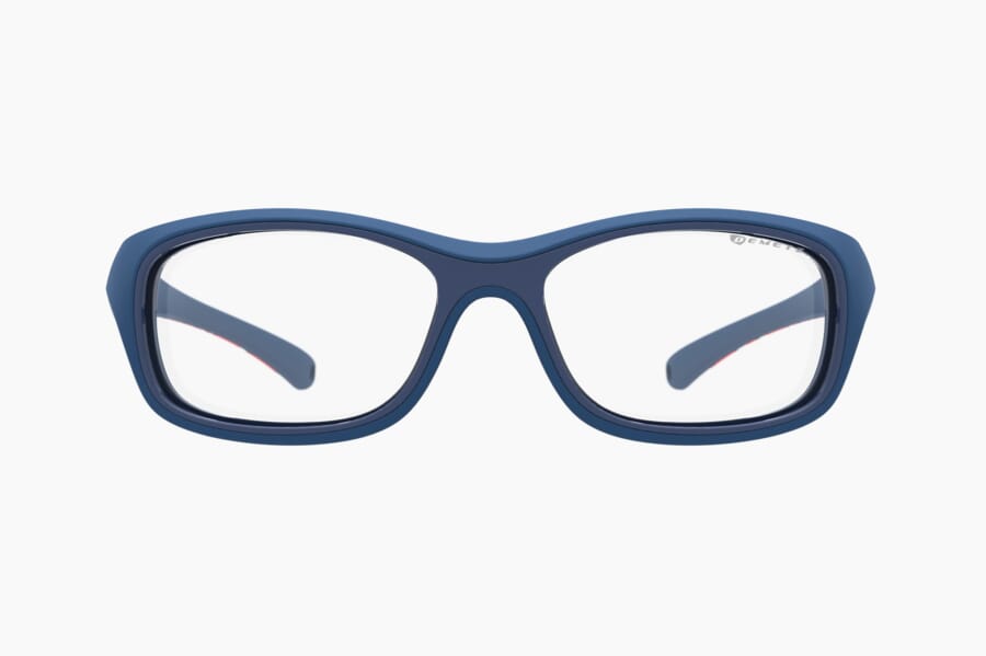Купить Спортивные очки с диоптриями Demetz Softness R / Matte Navy / Red Colorless Cat.0, softness556348 7ft.ru в интернет магазине Семь Футов