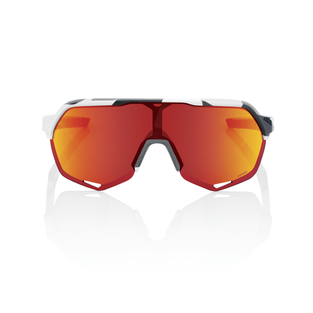 Купить Спортивные очки 100% S2 - Soft Tact Grey Camo - HiPER Red Multilayer Mirror Lens, 60006-00008 7ft.ru в интернет магазине Семь Футов