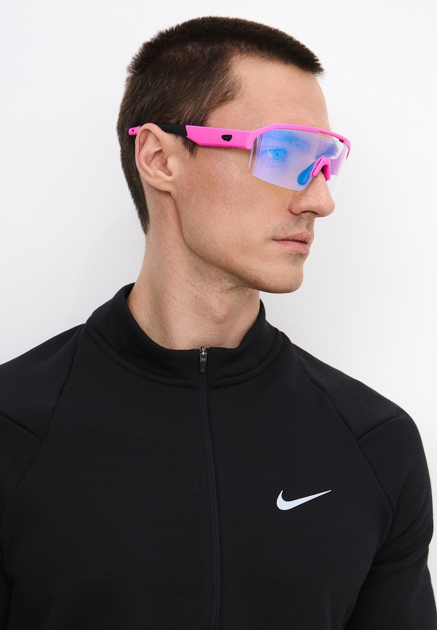 Купить Спортивные очки с диоптриями GOG Thor C / Matt Neon Pink-Black / Photochromic Blue Lens, rx-e600-3cr 7ft.ru в интернет магазине Семь Футов