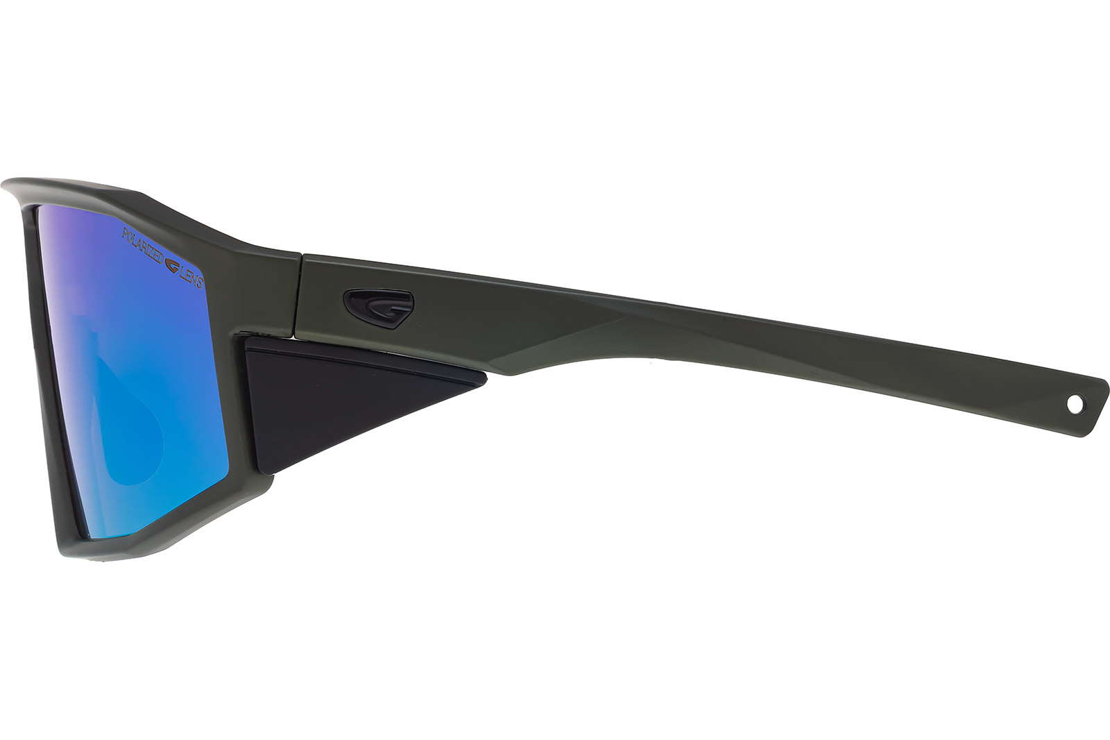 Купить Спортивные очки GOG Lhotse / Matt Metallic Green/Black / Polarized Reflex White-Blue, e491-2p 7ft.ru в интернет магазине Семь Футов