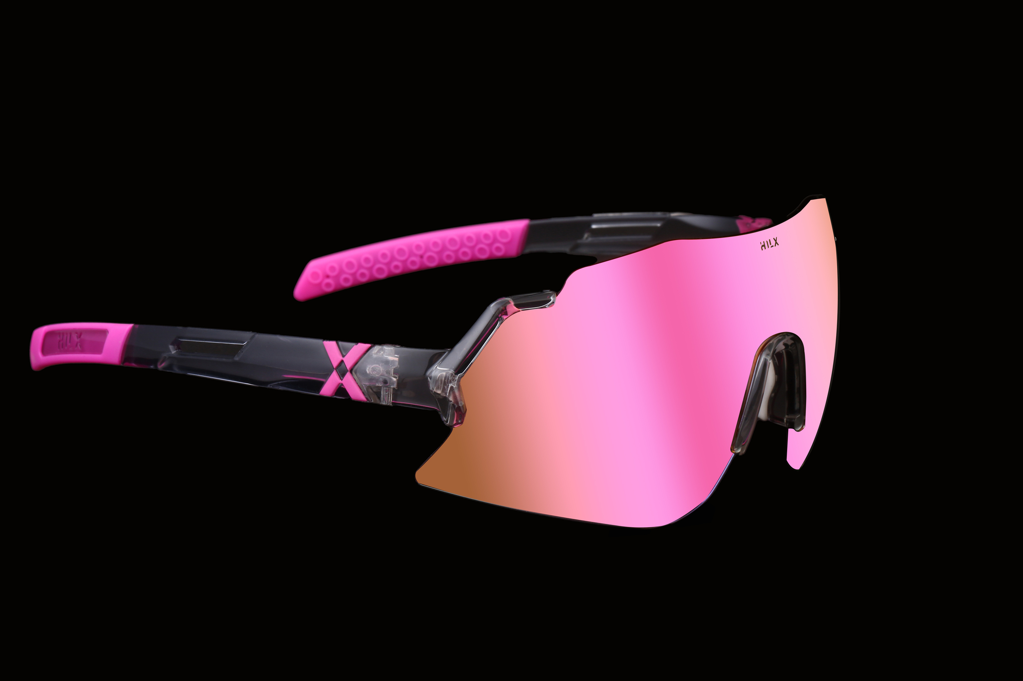 Купить Спортивные очки с диоптриями HILX Savage 2.0 Shiny Crystal Grey Pink / Pink Lens, rx-562/hsa05409-sv5pk16 7ft.ru в интернет магазине Семь Футов